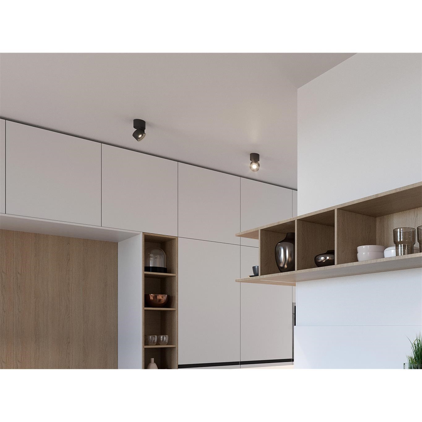 Vnitřní naklápěcí svítidlo KLIP ON P.7,7 cm černé_1