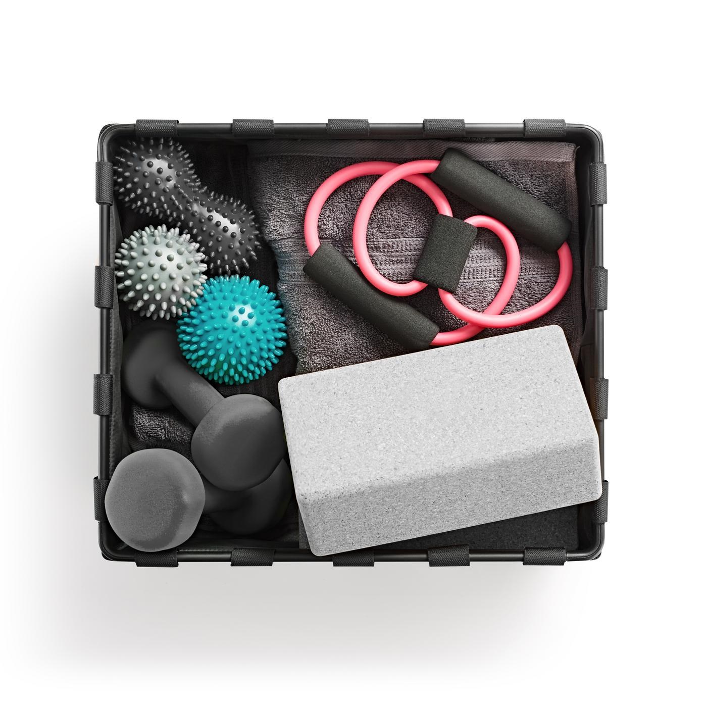 Úložný/skládací box Framebox L frame rhombus light grey_1