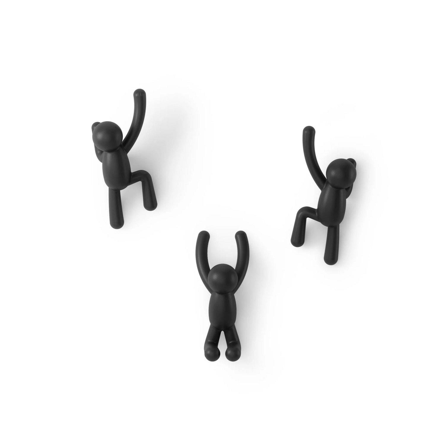 Háček BUDDY SET/3ks černý_2
