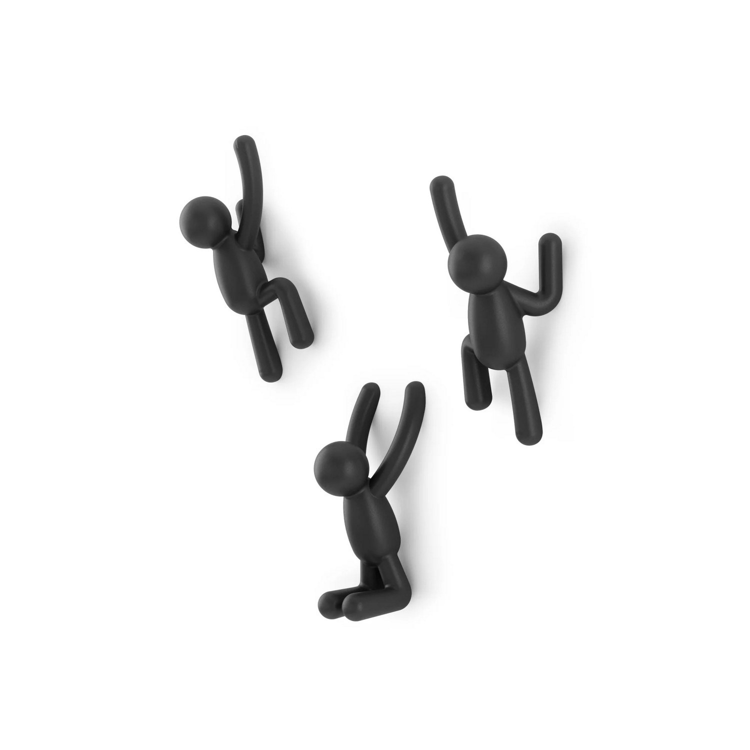 Háček BUDDY SET/3ks černý_4