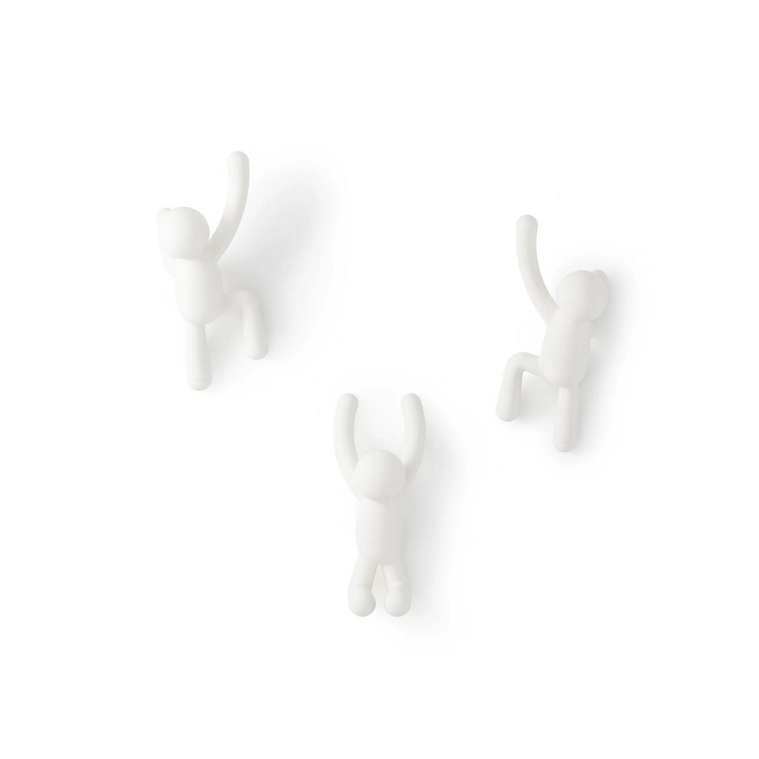 Háček BUDDY SET/3ks bílý_2