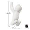 Háček BUDDY SET/3ks bílý_3