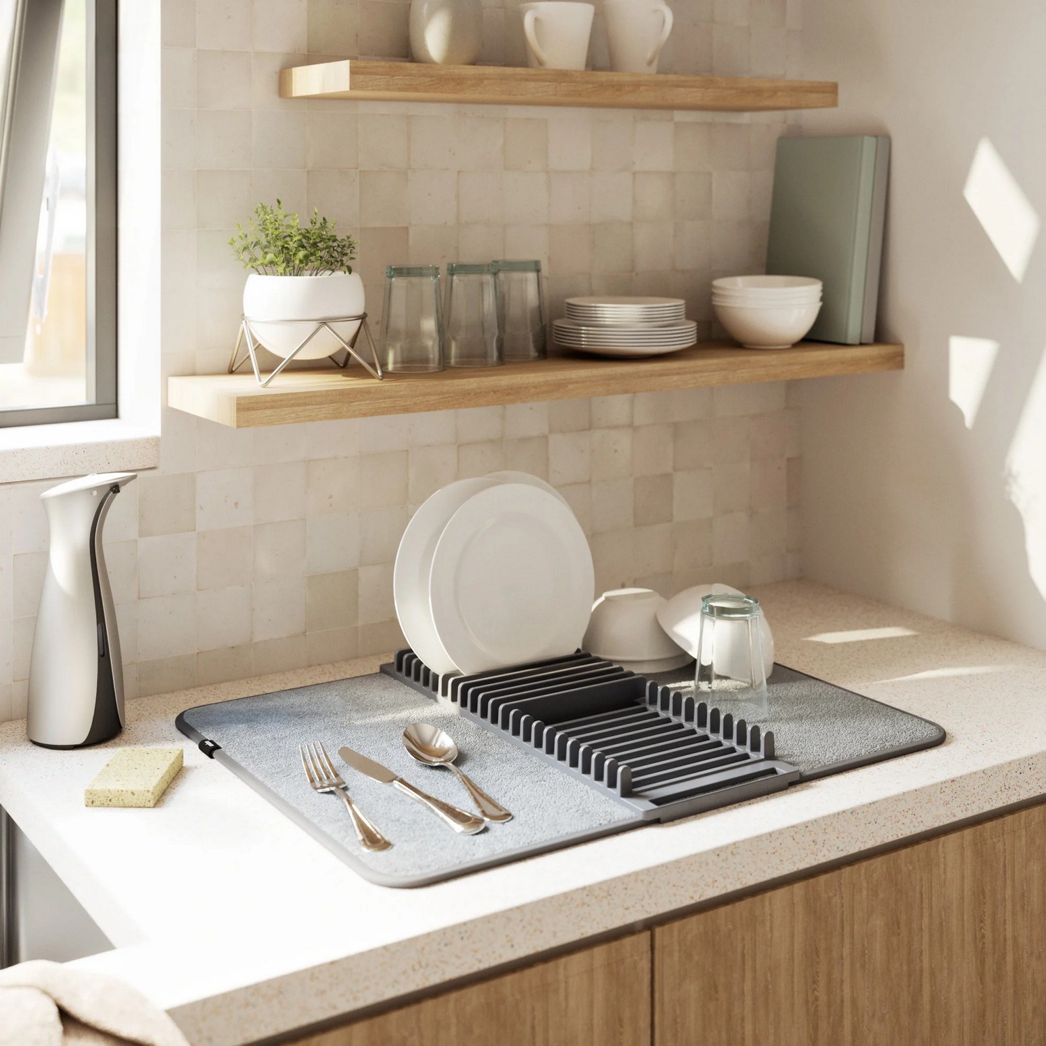 Odkapávač skládací UDRY šedý_0