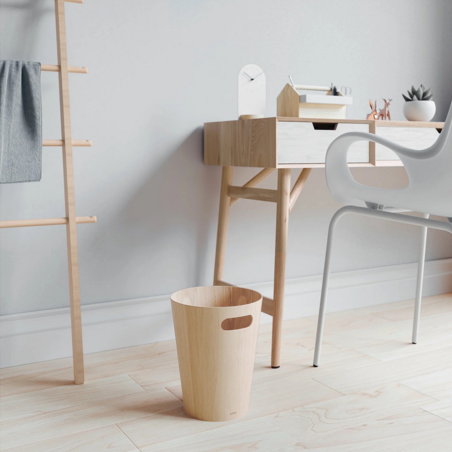 Odpadkový koš WOODROW 28 cm přírodní_1