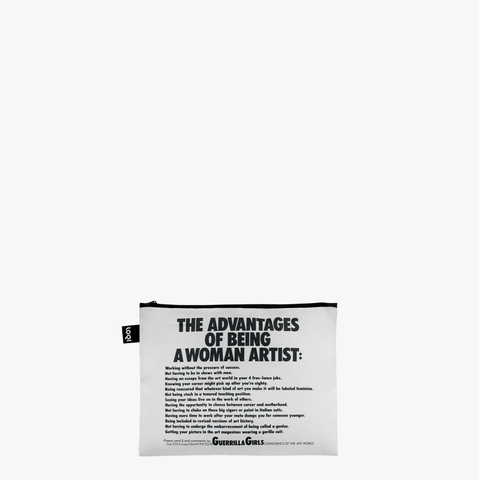 LOQI cestovní pouzdra na zip - Museum - GUERRILLA GIRLS_2