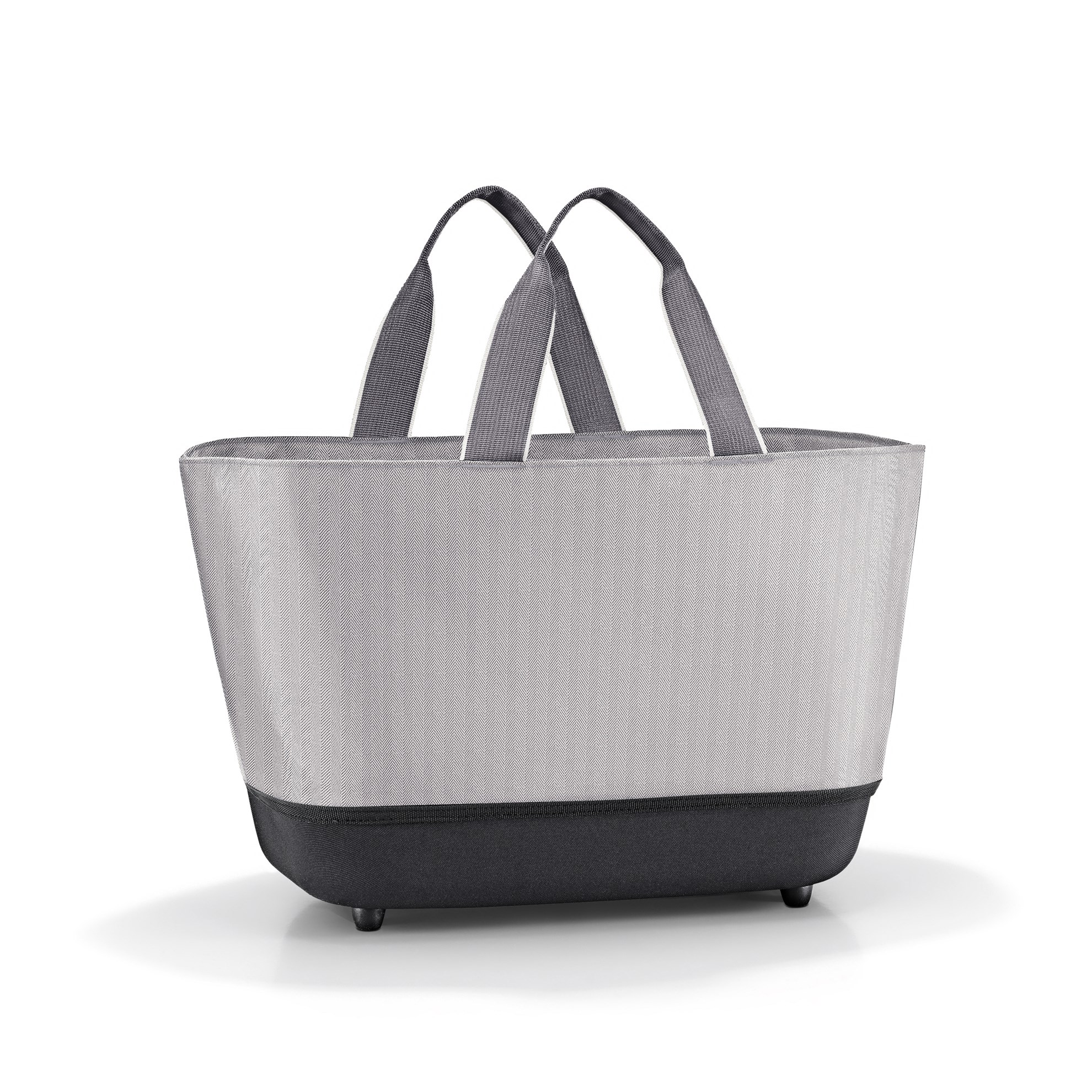 Skládací nákupní košík Reisenthel Shoppingbasket herringbone grey_1