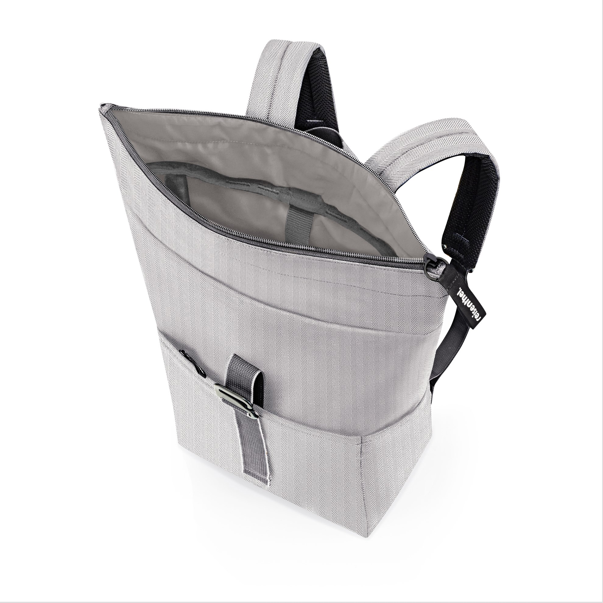 Batoh Reisenthel Rolltop Backpack herringbone grey_0