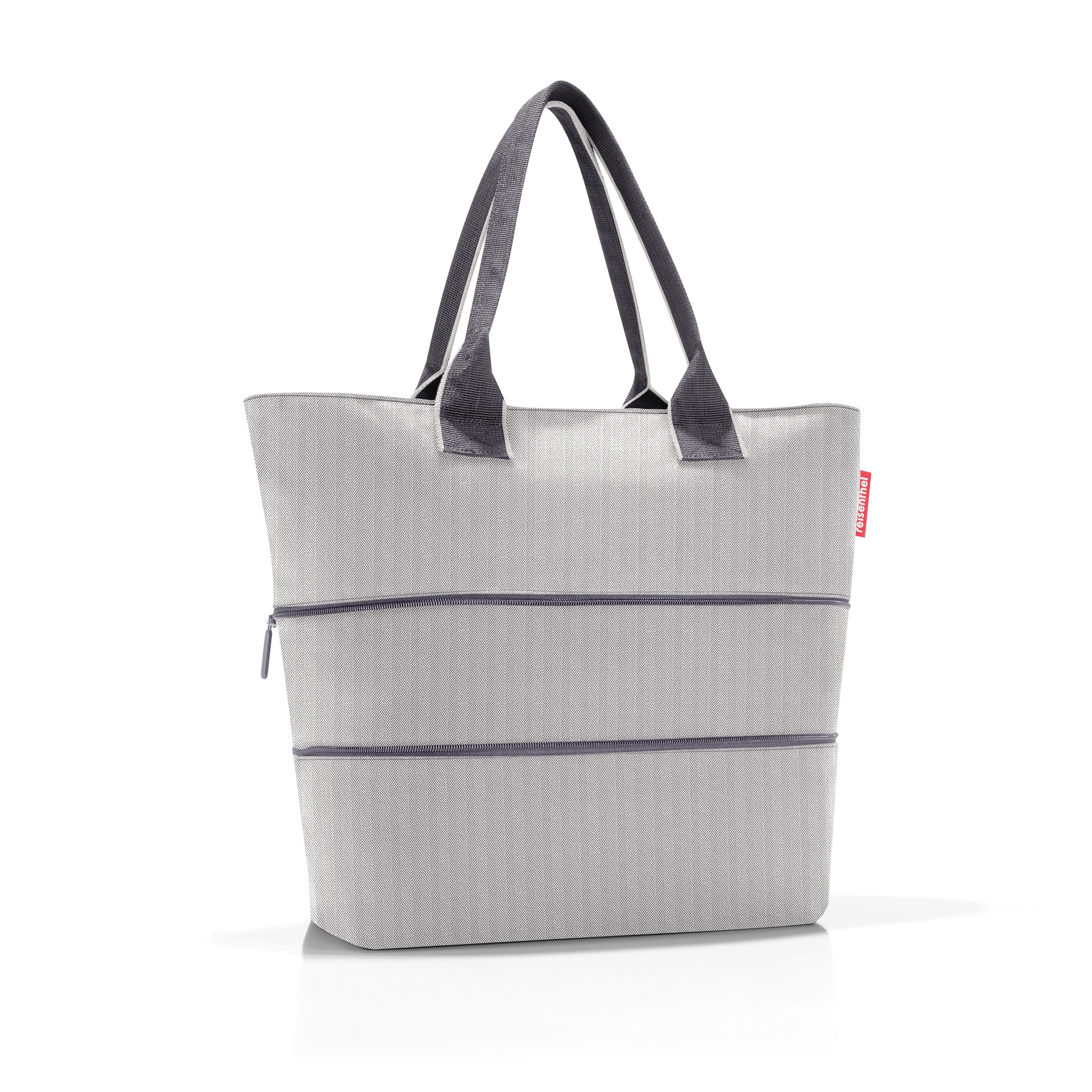 Chytrá taška přes rameno Reisenthel Shopper e1 herringbone grey_1