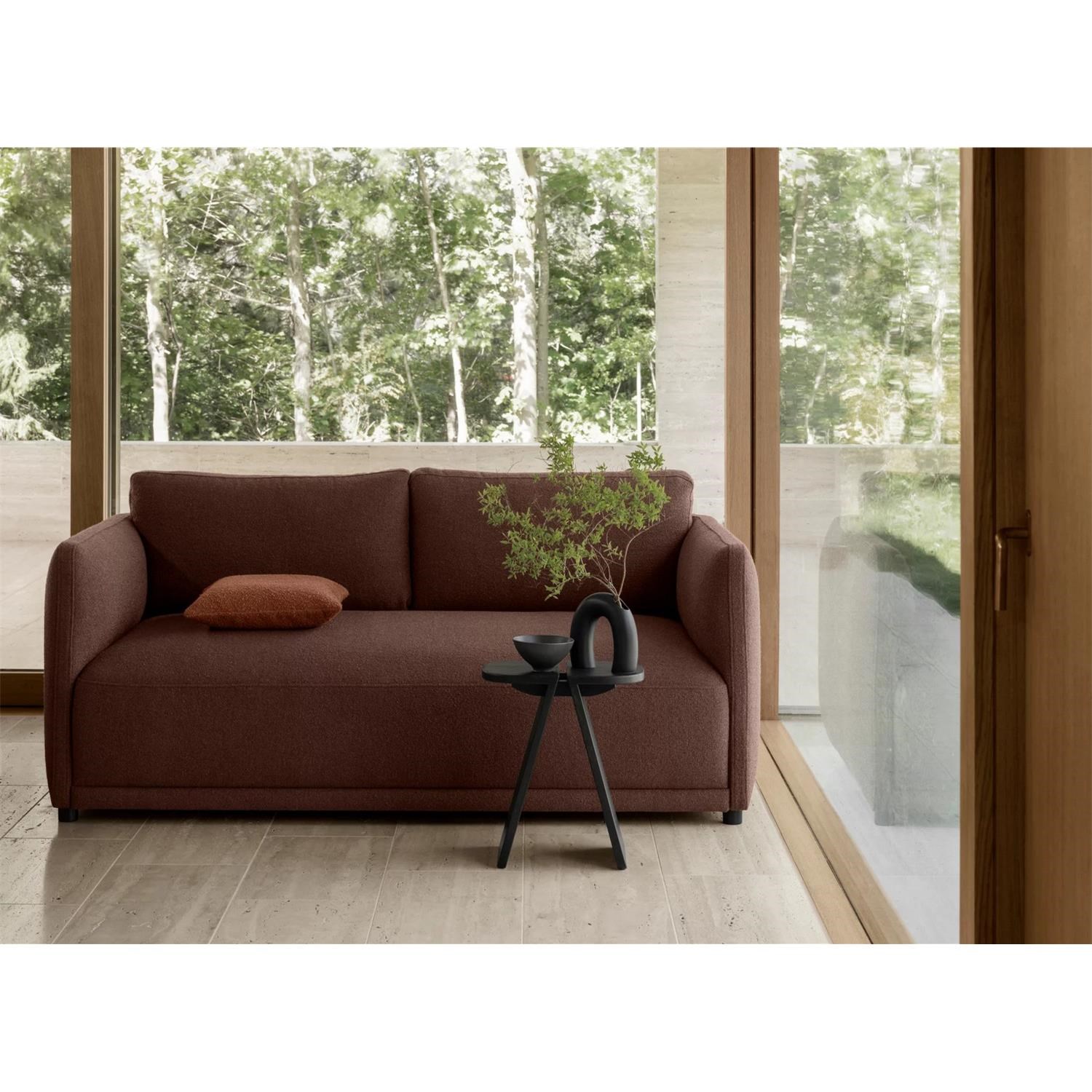 Povlak na pošlář 50x50 BOUCLE hnědý_0