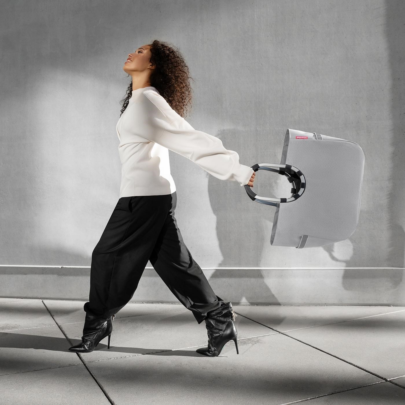 Módní taška Reisenthel Loopshopper L herringbone grey_0