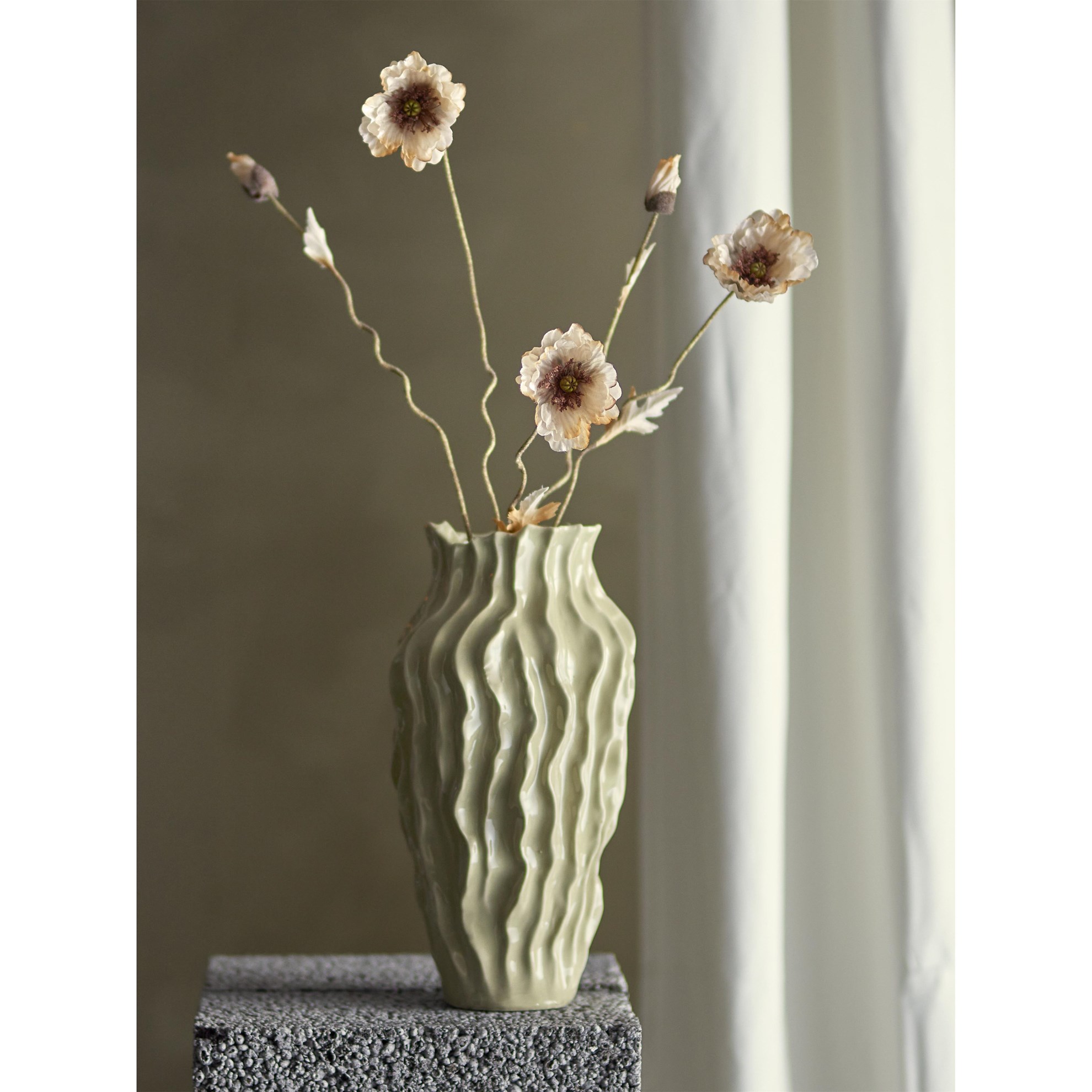 Umělá dekorace/květina POPPY stonek máku V.104cm_0