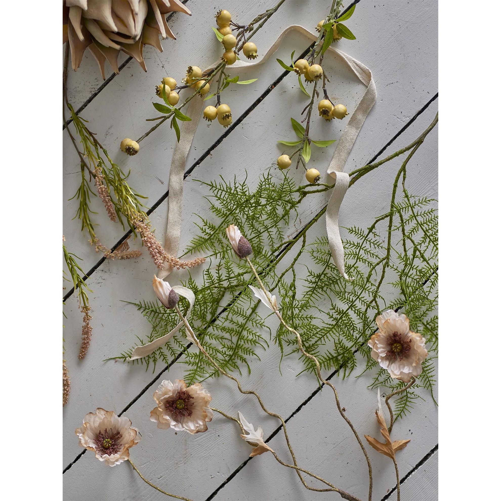 Umělá dekorace/květina POPPY stonek máku V.104cm_7