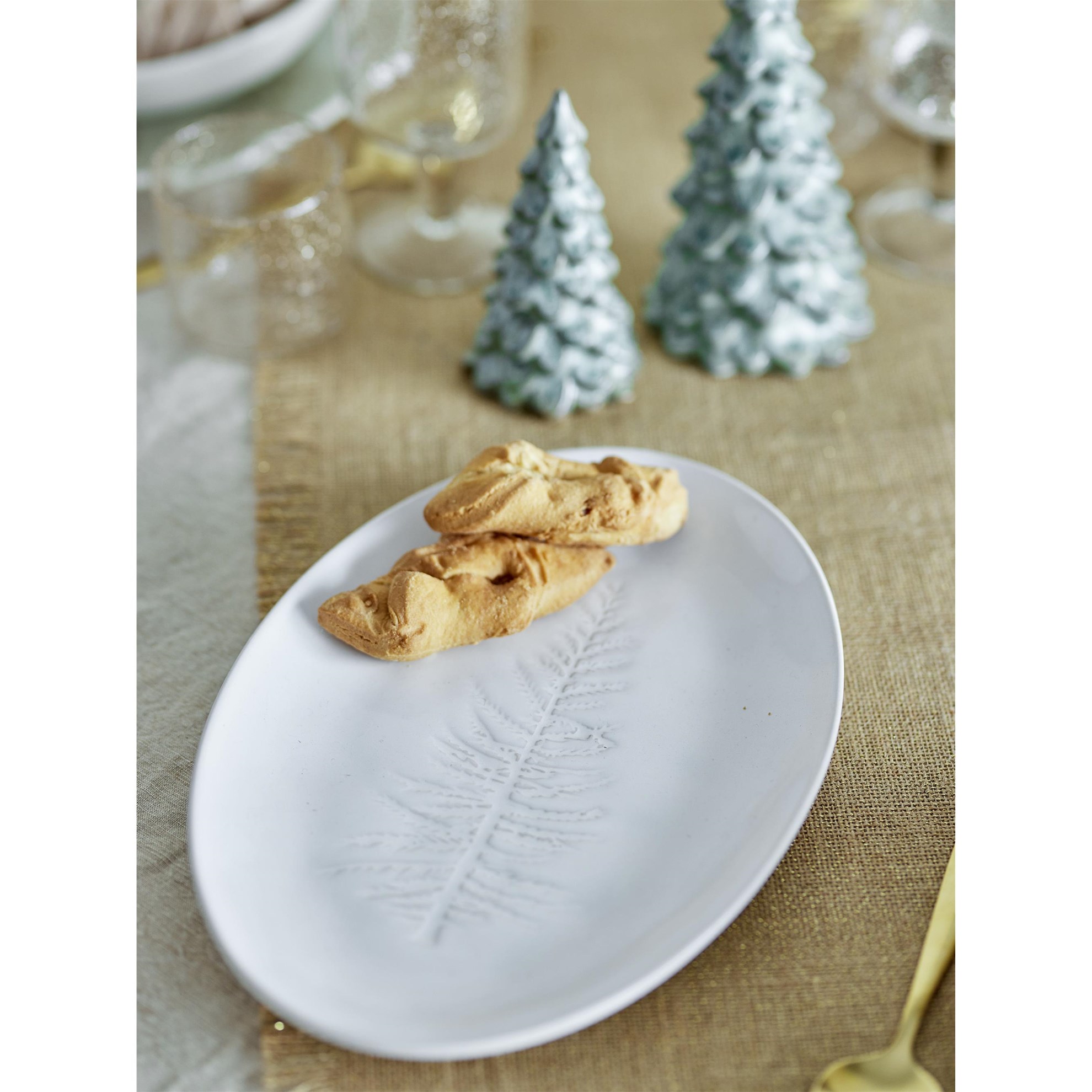 Kameninový servírovací talíř WINTER 31cm přírodní_2