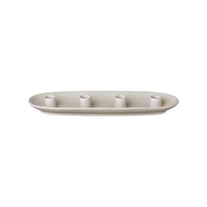 Svícen pro 4 dlouhé svíčky Blomus VELA D.40cm béžový_0
