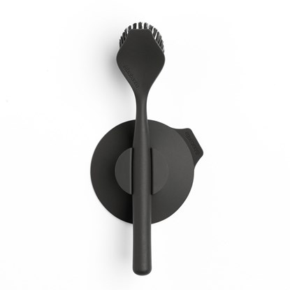 Kartáč na nádobí s držákem Brabantia D.23,5cm šedý_7