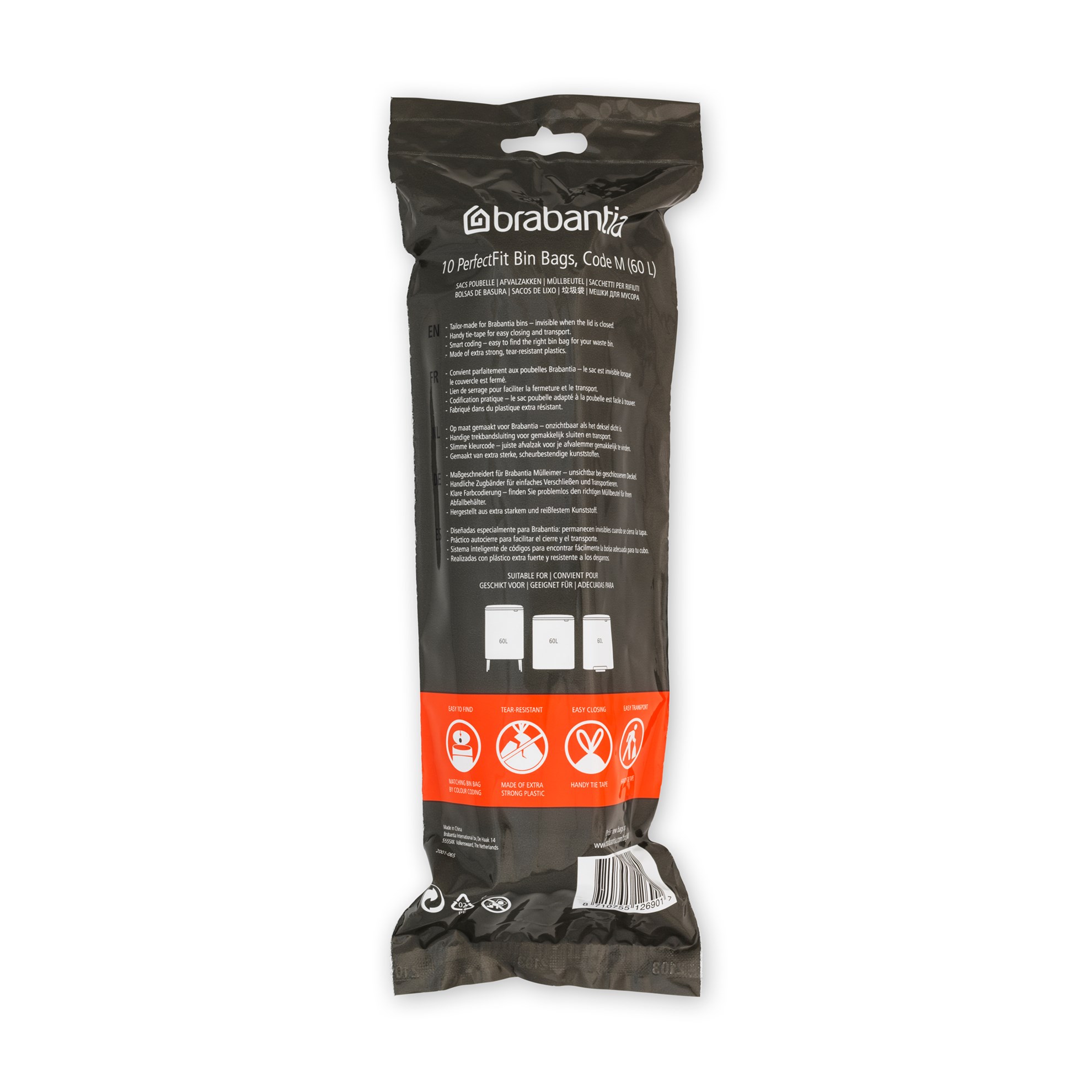 Odpadkové pytle Brabantia PERFECTFIT "M" 60l 10ks/bal_3
