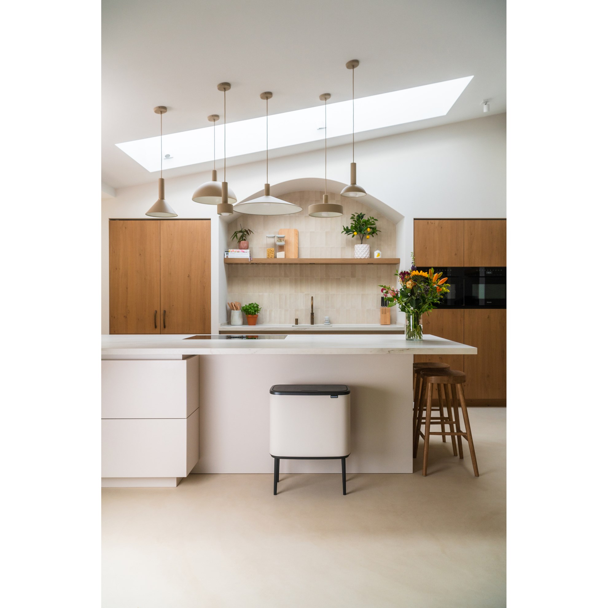 Odpadkový koš Brabantia BO TOUCH 3x11l béžový_0