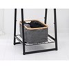 Skládací koš na prádlo/úložný box Brabantia 40l černý_5