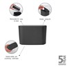 Mini odpadkový koš Brabantia MINDSET 15x8,5cm tmavě šedý_1