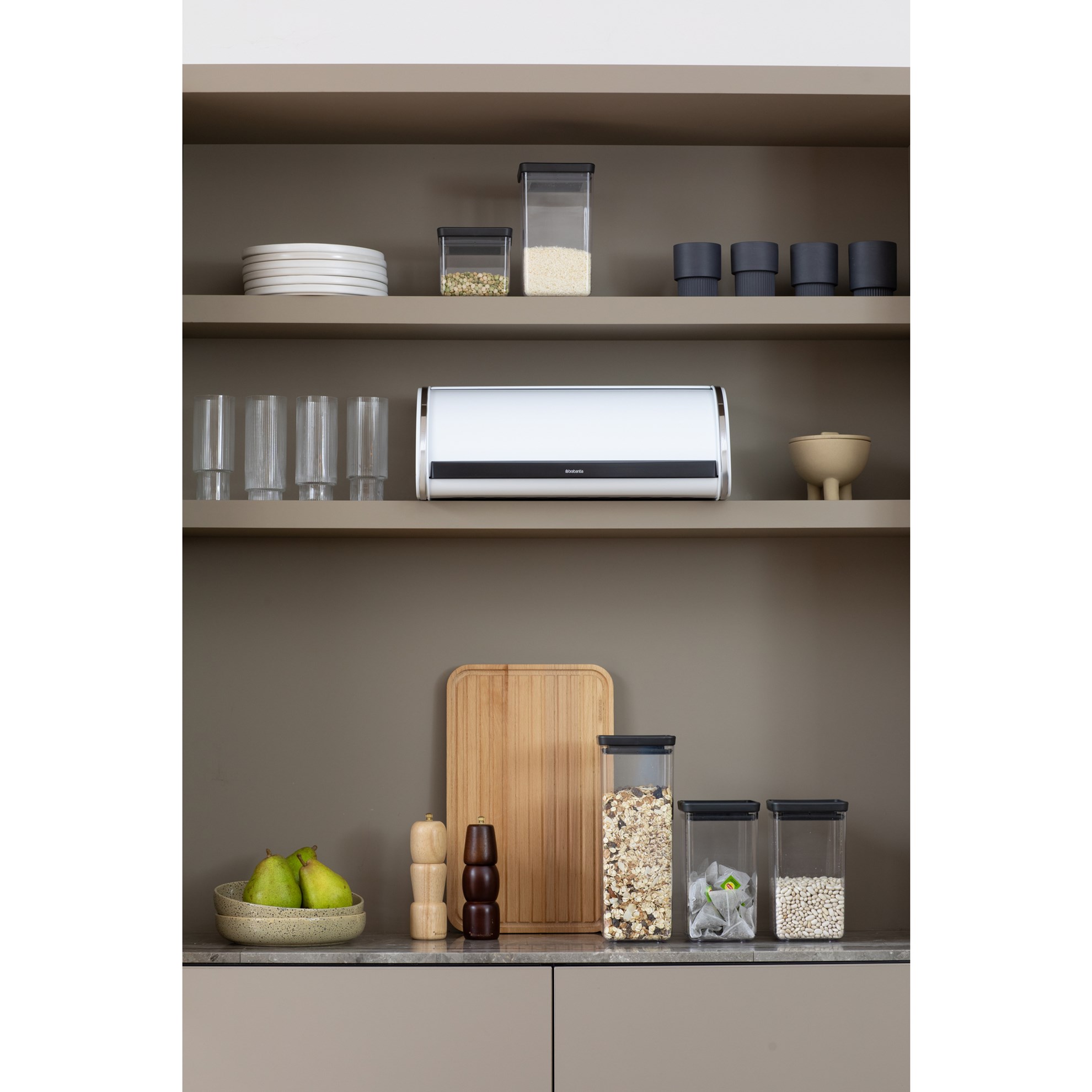 Chlebník Brabantia ROLL TOP 44,5x26cm bílý_1