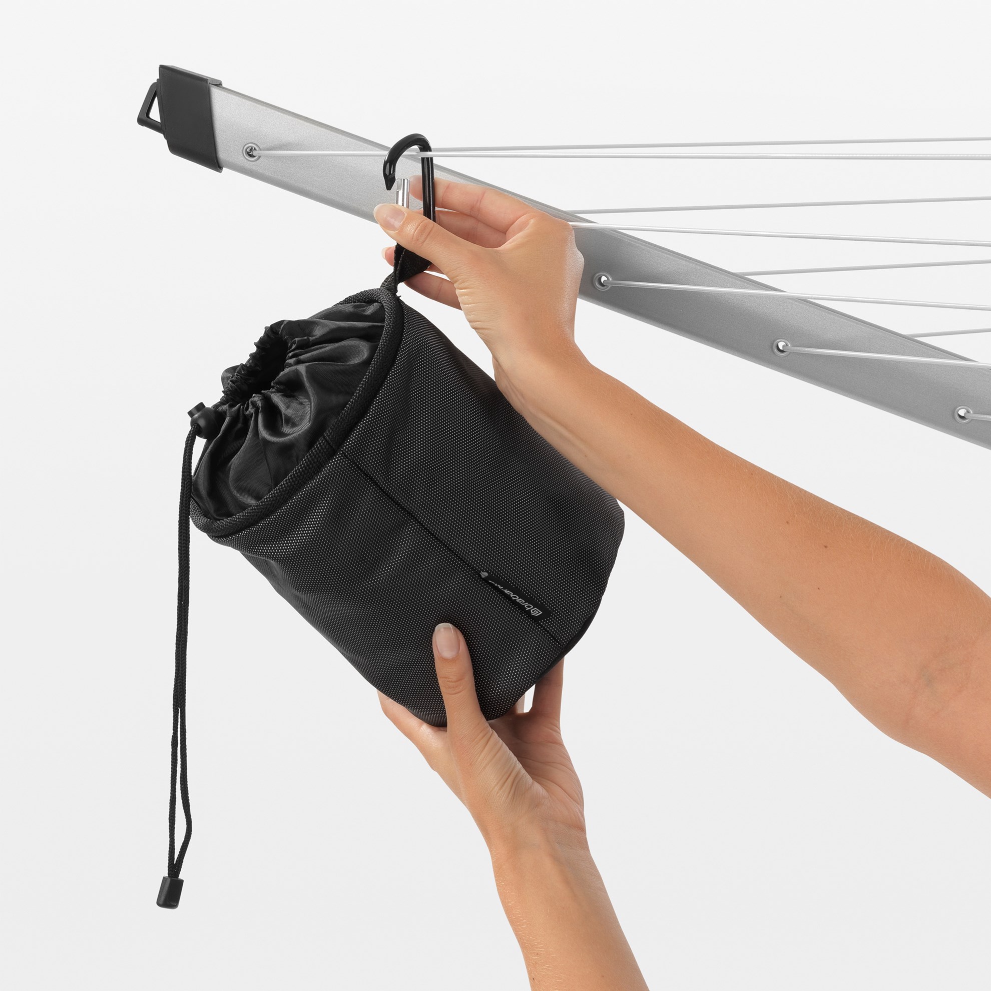Vak na kolíčky Brabantia PREMIUM V.28cm černý_0