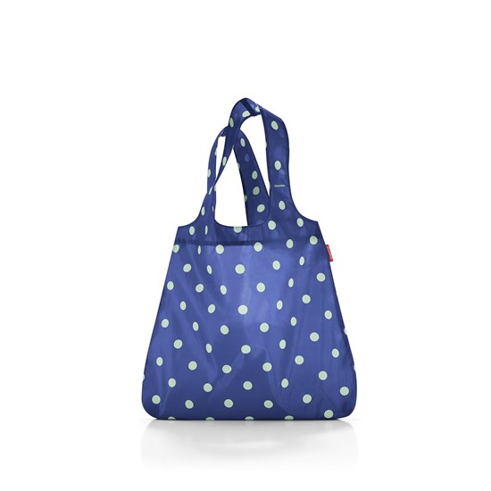 Skládací taška Reisenthel Mini Maxi Shopper dark blue, light green dots_1