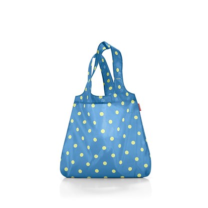Skládací taška Reisenthel Mini Maxi Shopper blue, yellow dots_1