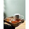 Konvice na čaj COPPA GLASS 1,1ll bílé víčko_0