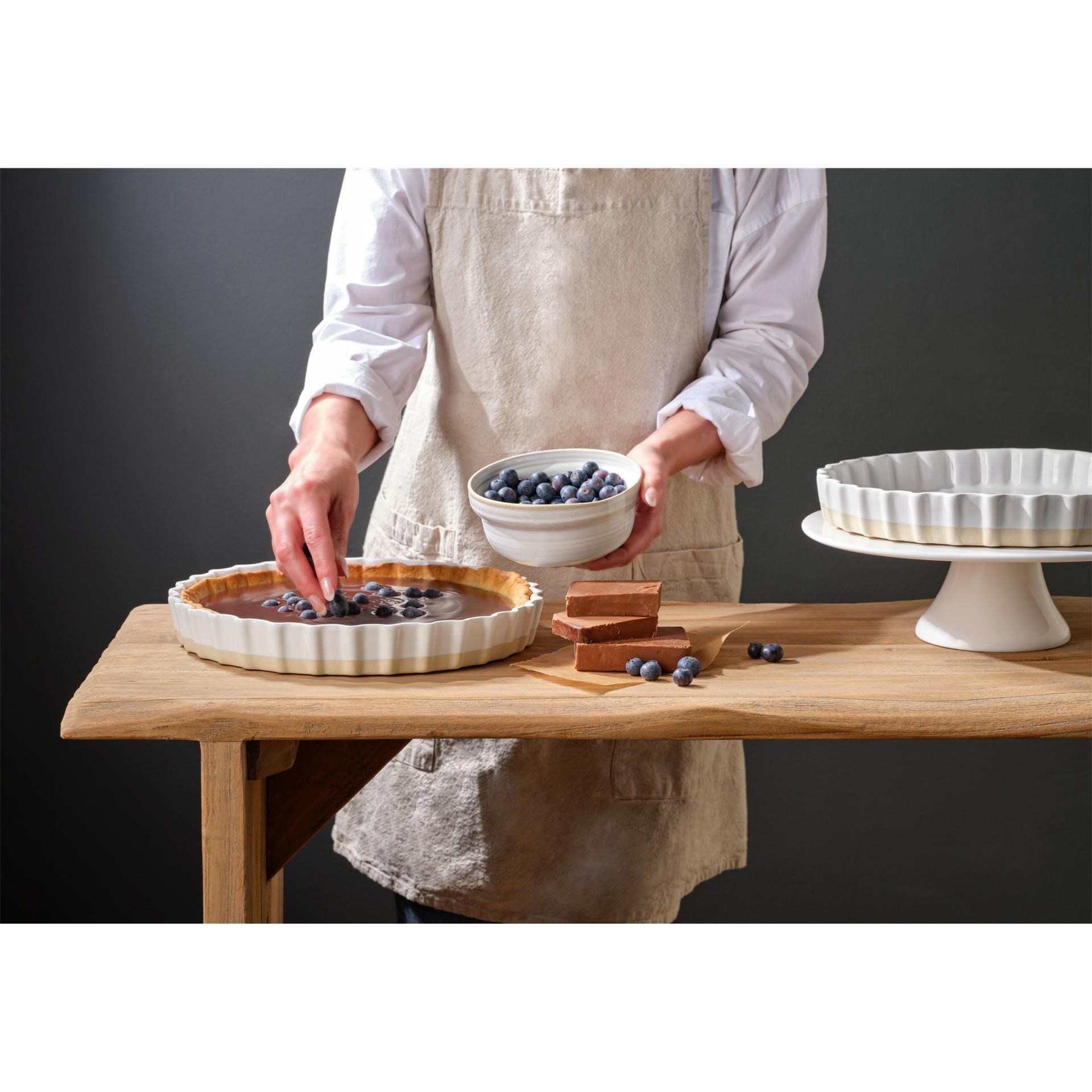 Zapékací forma na koláč GRANDE AL FORNO P.30cm béžová_2