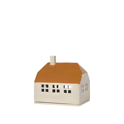 Svícen Broste BO 14x10cm béžovo-hnědý_0