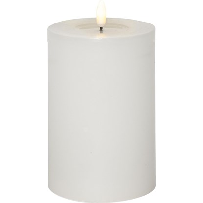 LED svíčka FLAMME FLOW V.17,5cm bílá_0