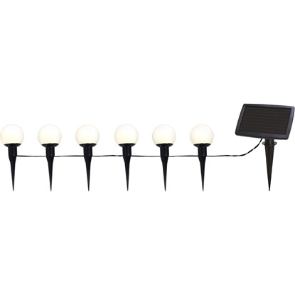 LED solární řetěz GLOBUS 6xLED D.5m černý_0