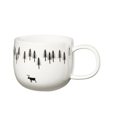 Hrnek JOY-snow track 400ml bílý_1