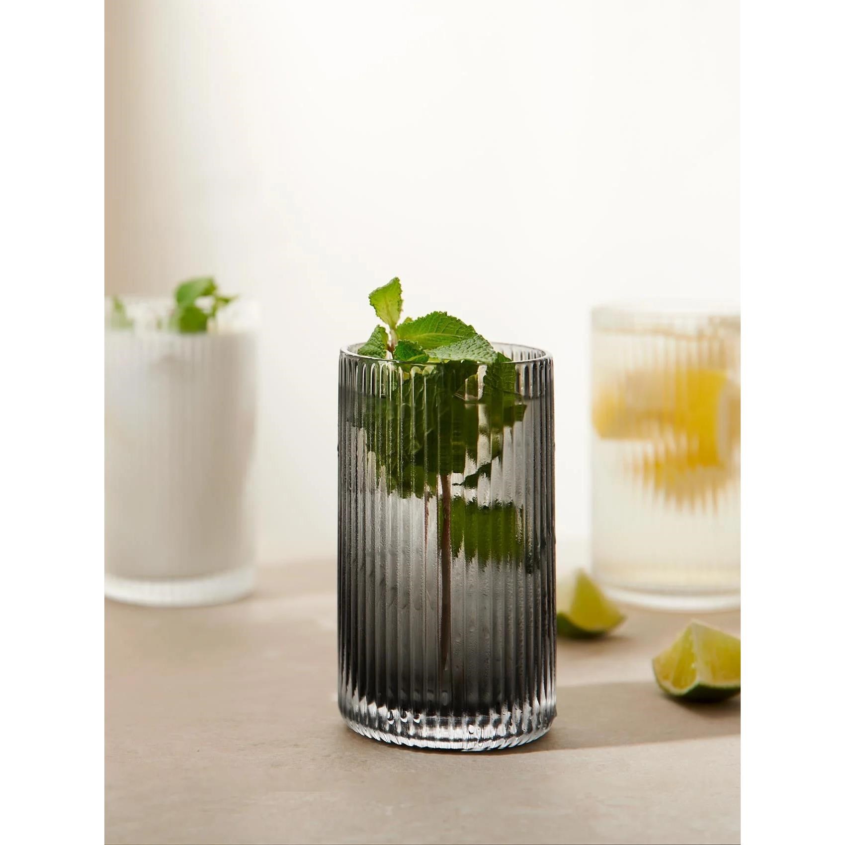 Sklenice na vodu JUNA 280ml šedá_0