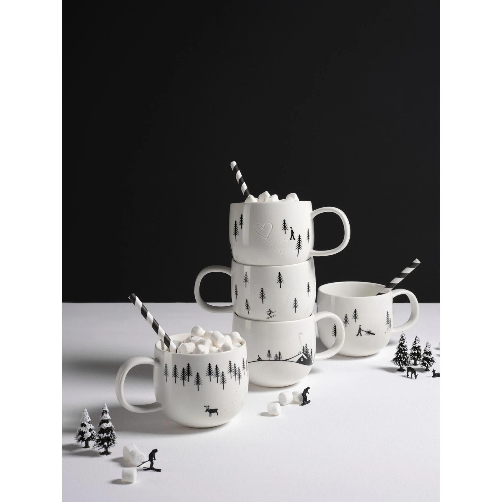 Hrnek JOY-snow track 400ml bílý_0