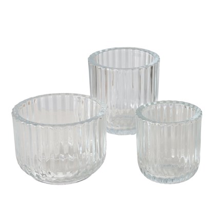 Skleněné svíceny SIKEL SET/3ks čiré_5