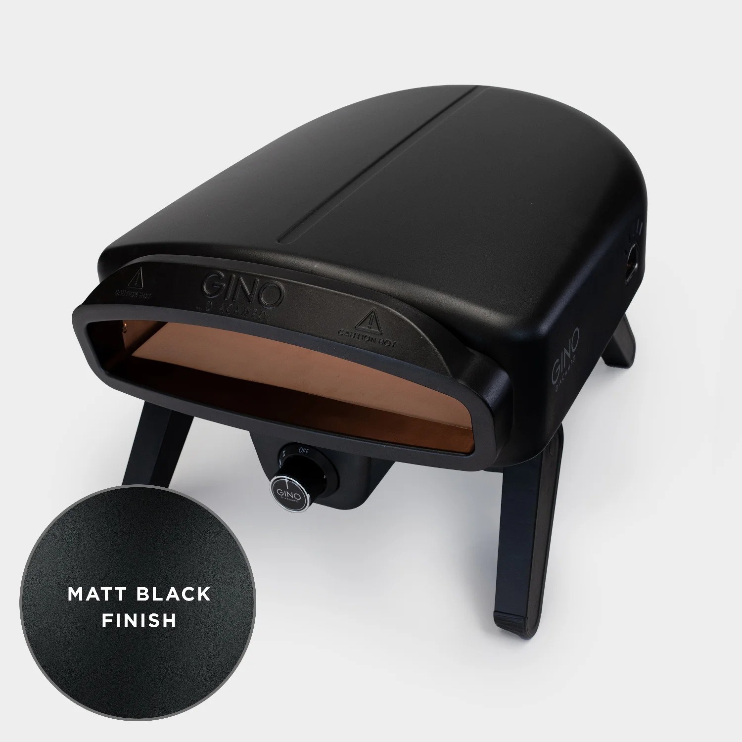 Plynová trouba na pizzu Gino VESUVIO černá SET/10ks se stolkem_0