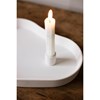 Talíř na svíčku VÄNERN 34x22x4cm bílý_1