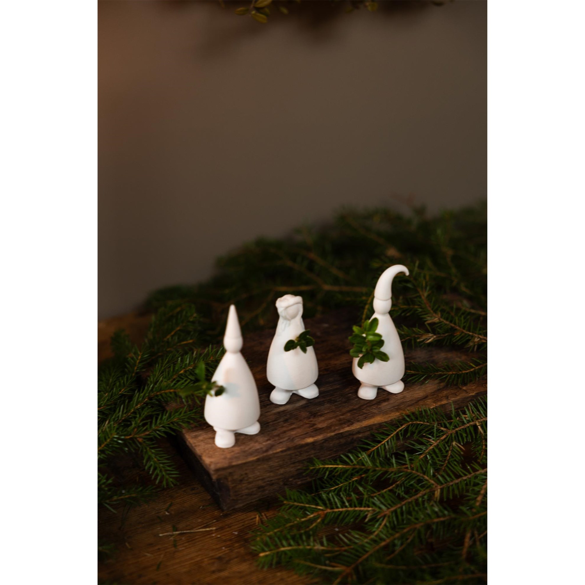 Vánoční keramické figurky LUCIA SET/3ks V.11cm bílé_2