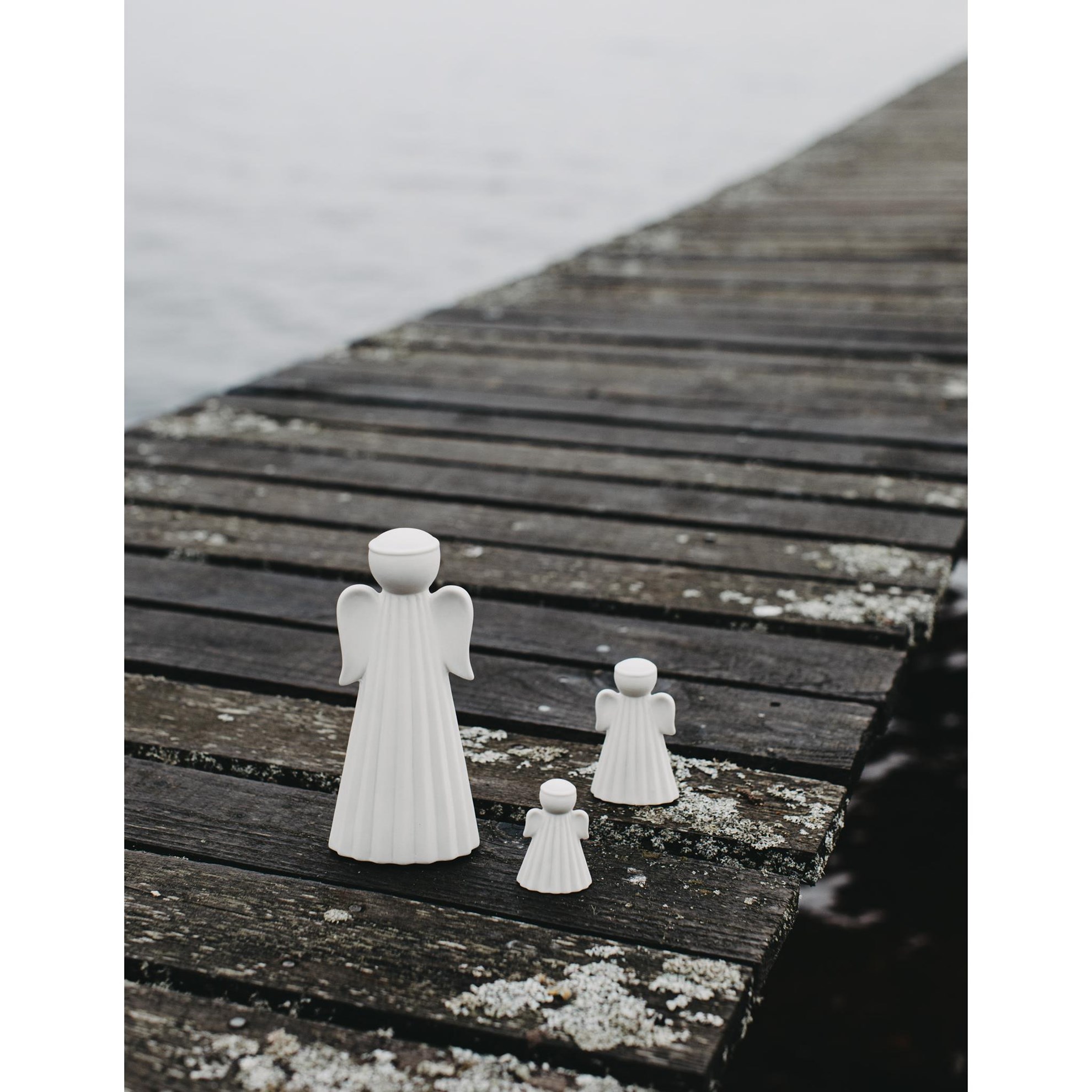 Keramický anděl SAGA malý V.6cm bílý_6