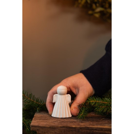 Keramický anděl SAGA malý V.6cm bílý_7