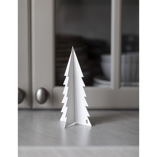 Kovová dekorace/stromek GIMDALEN střední V.15cm bílý_2