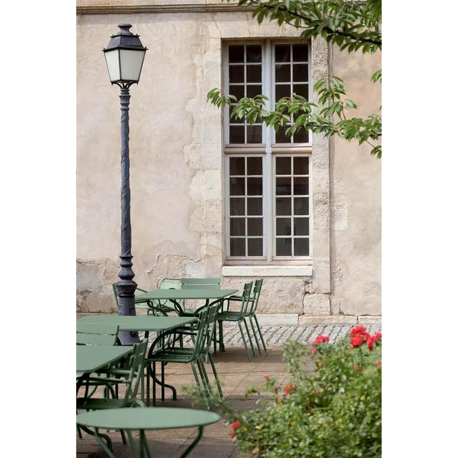 Hliníková židle s područkami Fermob LUXEMBOURG - Cotton white (jemná struktura)_6