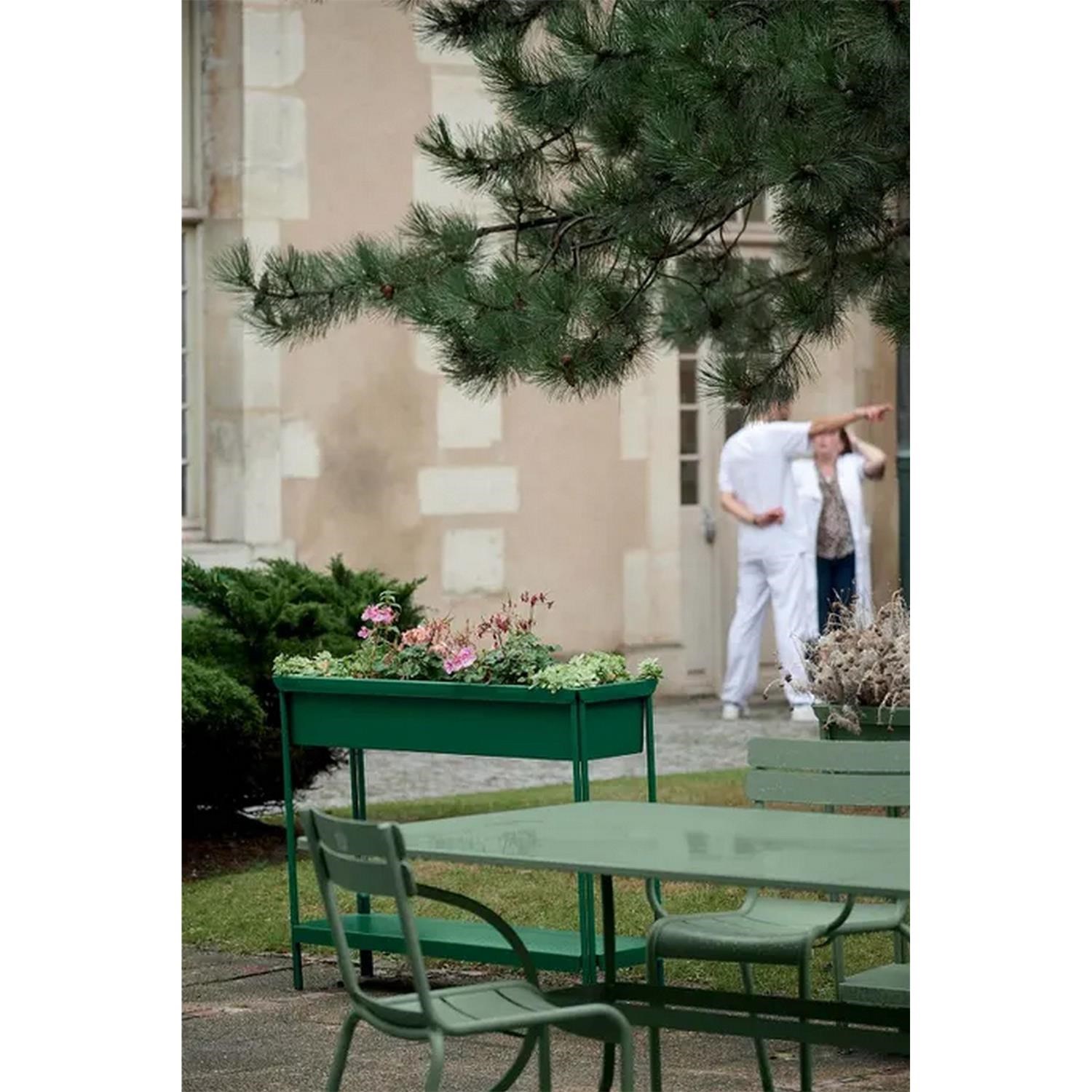 Hliníková židle s područkami Fermob LUXEMBOURG - Cotton white (jemná struktura)_8