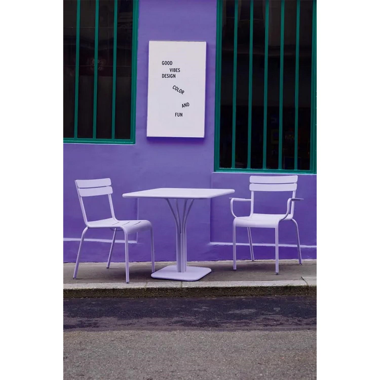 Hliníková židle s područkami Fermob LUXEMBOURG - Cotton white (jemná struktura)_11