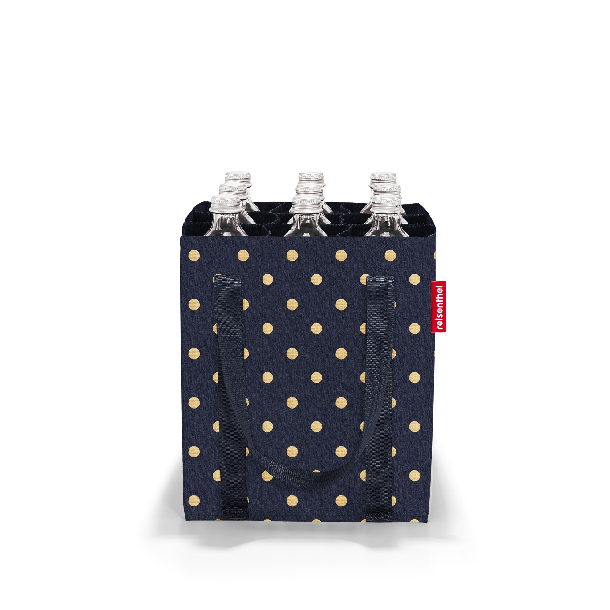 Taška na lahve Bottlebag metallic dots blue_0