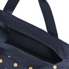 Taška přes rameno Shopper M metallic dots blue_0