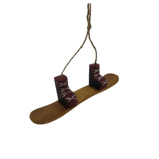 Dekorace na zavěšení snowboard D.17,5cm přírodní_0