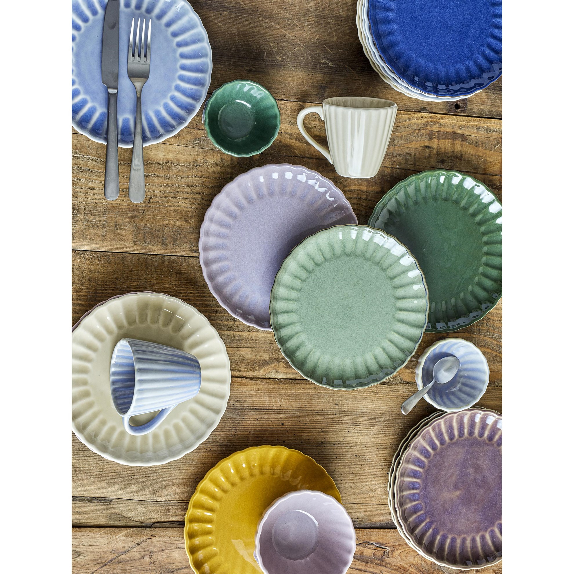 Dezertní talíř LATINA P.20 cm tm. zelený_3