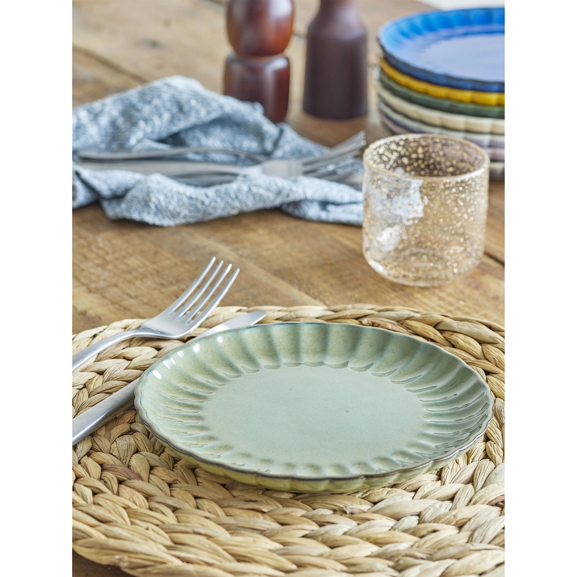 Dezertní talíř LATINA P.20 cm sv. zelený_2